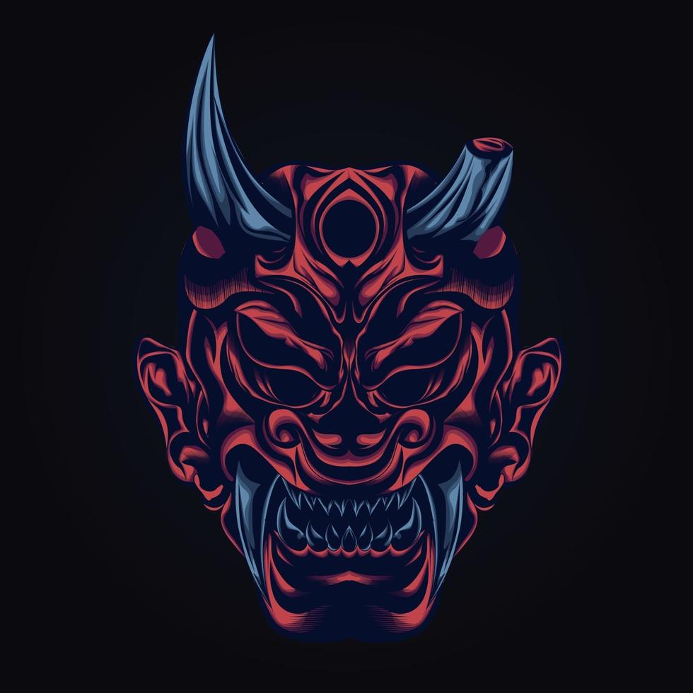 ilustración de arte satanás vector