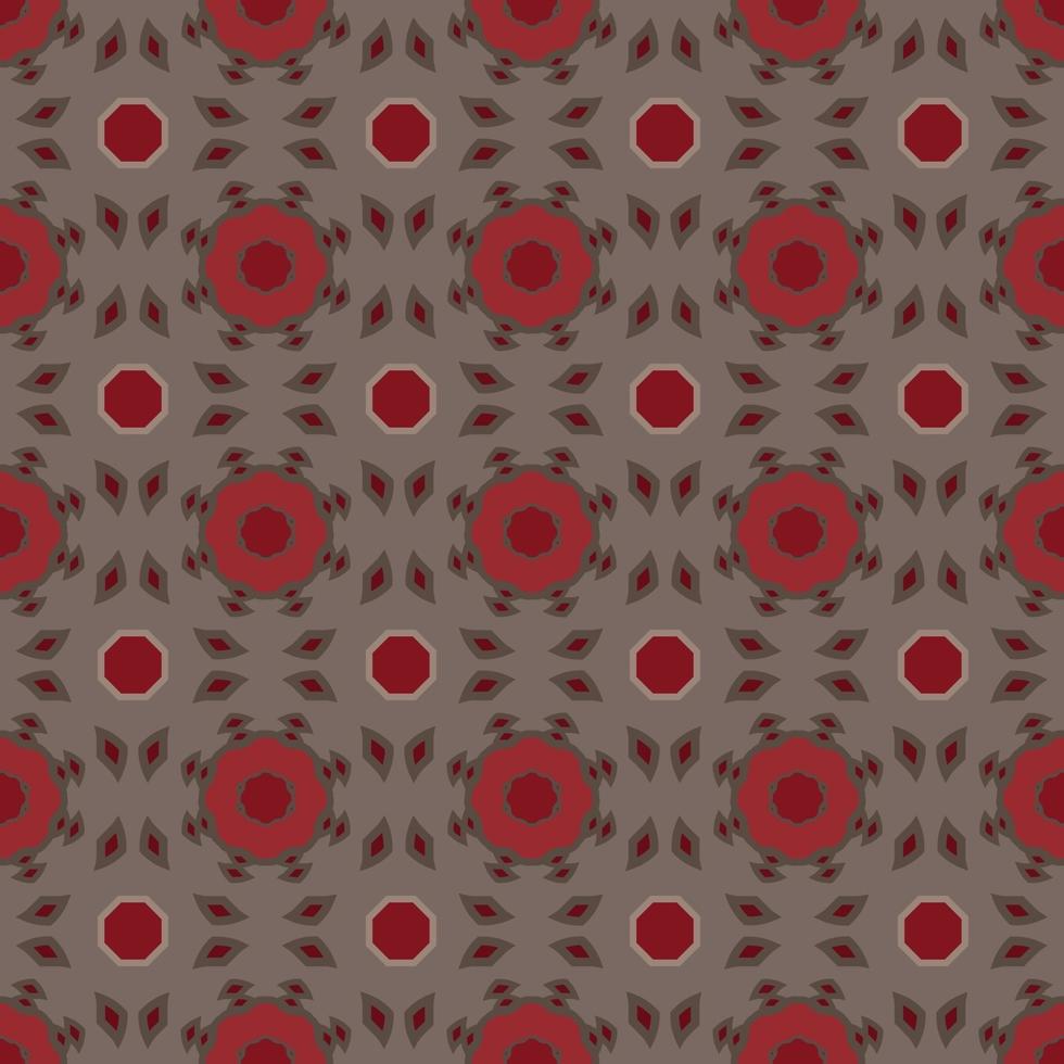 Patrón étnico abstracto de tela geométrica, estilo de ilustración vectorial sin costuras. diseño para tela, cortina, fondo, alfombra, papel pintado, ropa, envoltura, batik, tela, azulejo, cerámica vector