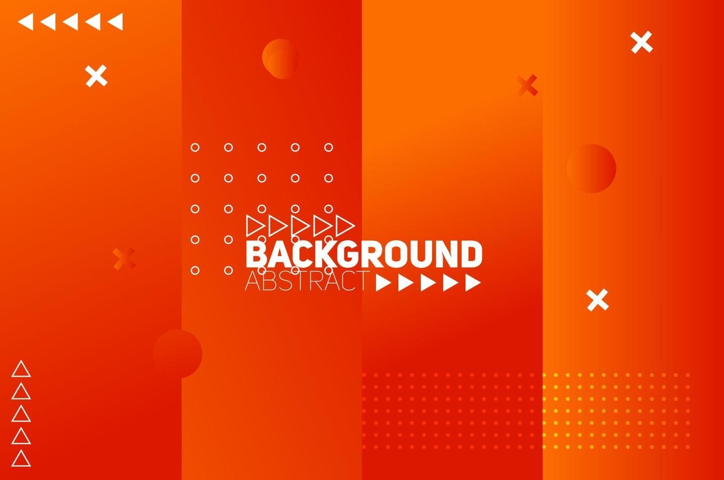 Minimal geometric background. Dynamic shapes composition. vector