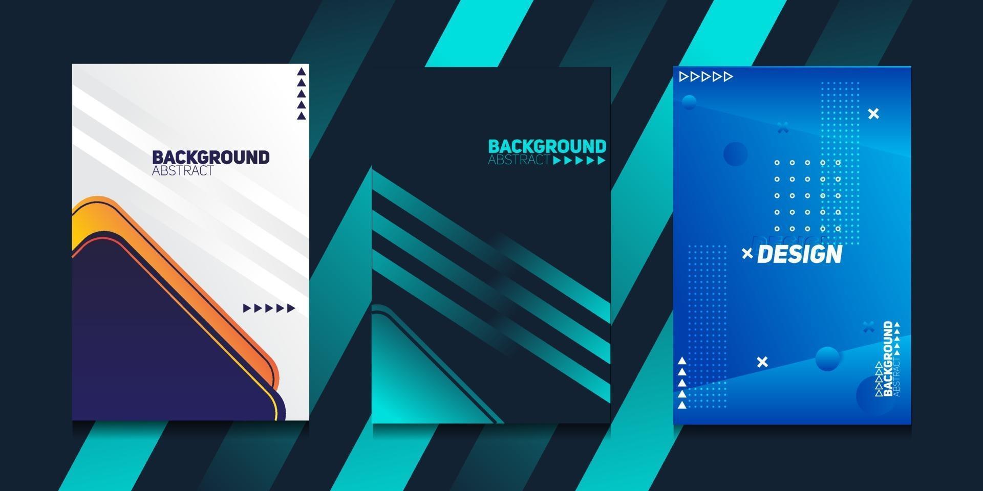 Abstract geometric pattern background with line texture for business brochure cover design. vector
