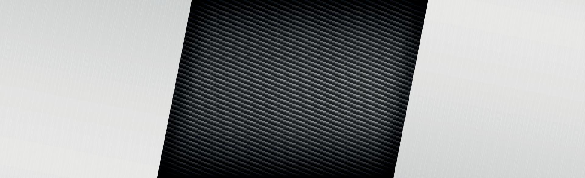 Abstract metal and carbon fiber texture background - Vector illustration