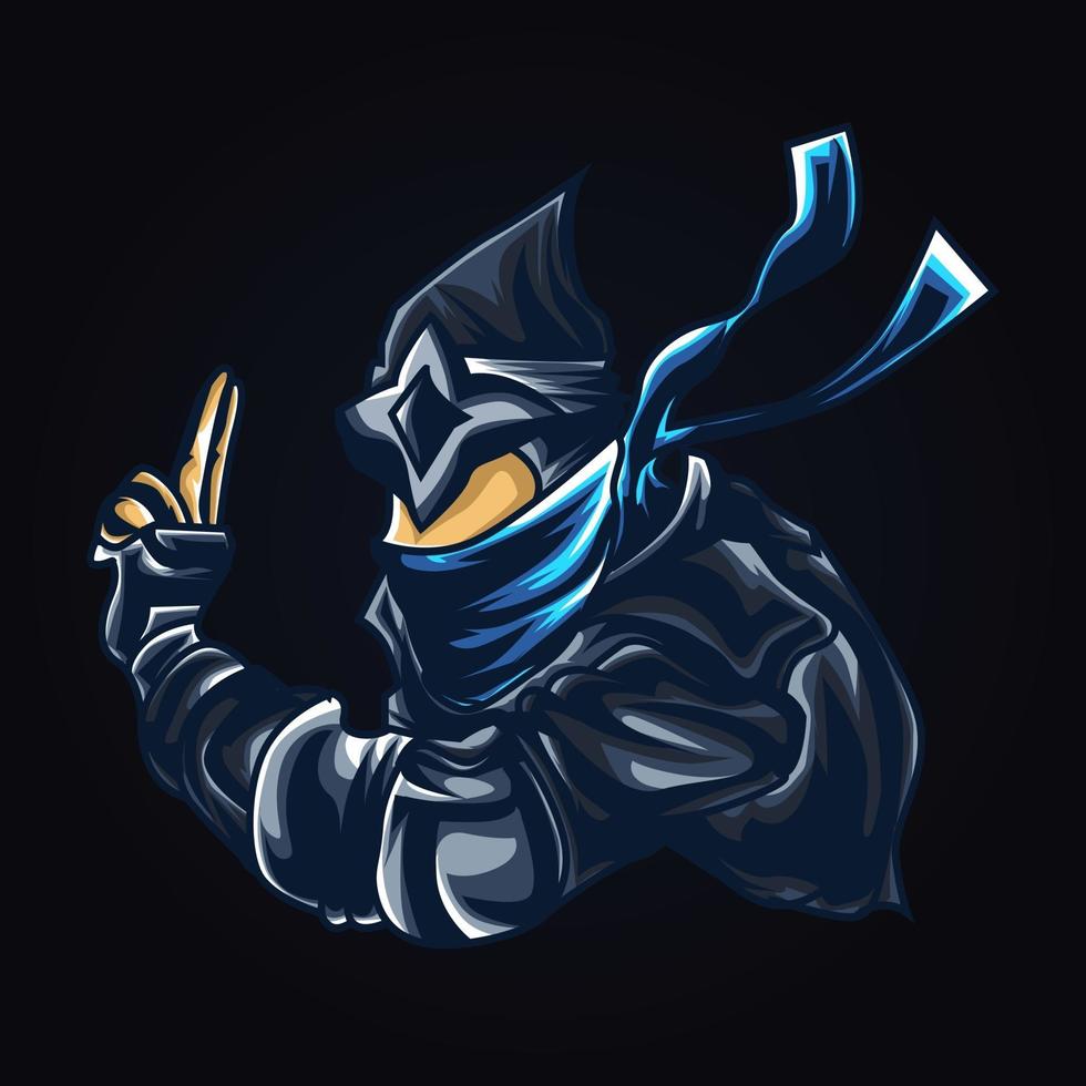 ninja war artwork illustration vector