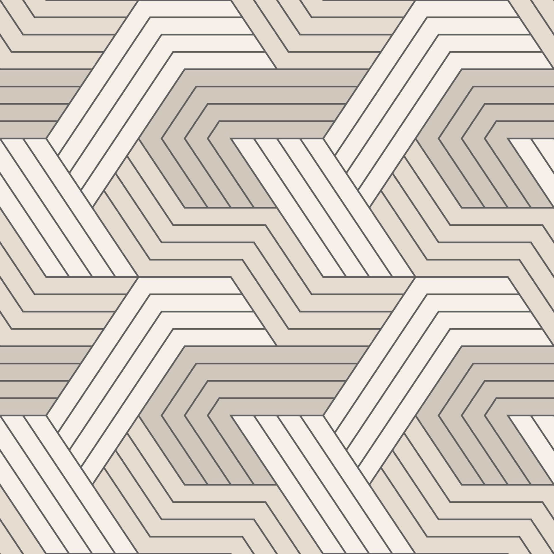 Seamless Pattern With Symmetric Geometric Lines Repeating Geometric