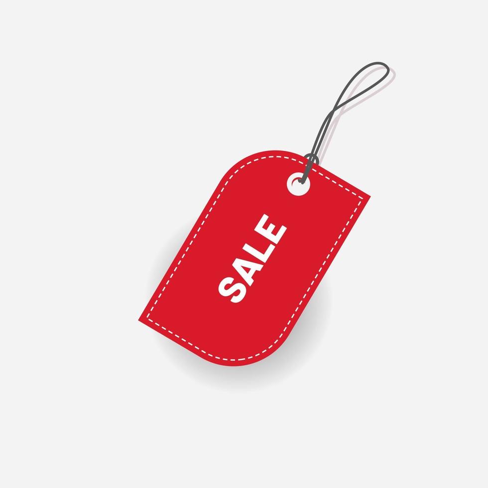 Tag Discount Red Sale Label Vector