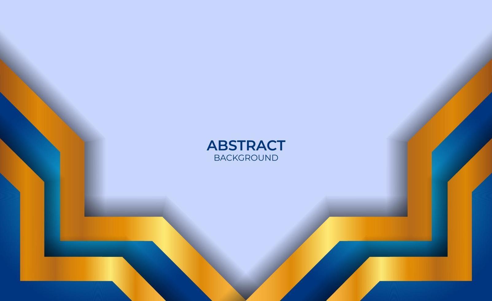 Abstract Background Blue And Gold vector