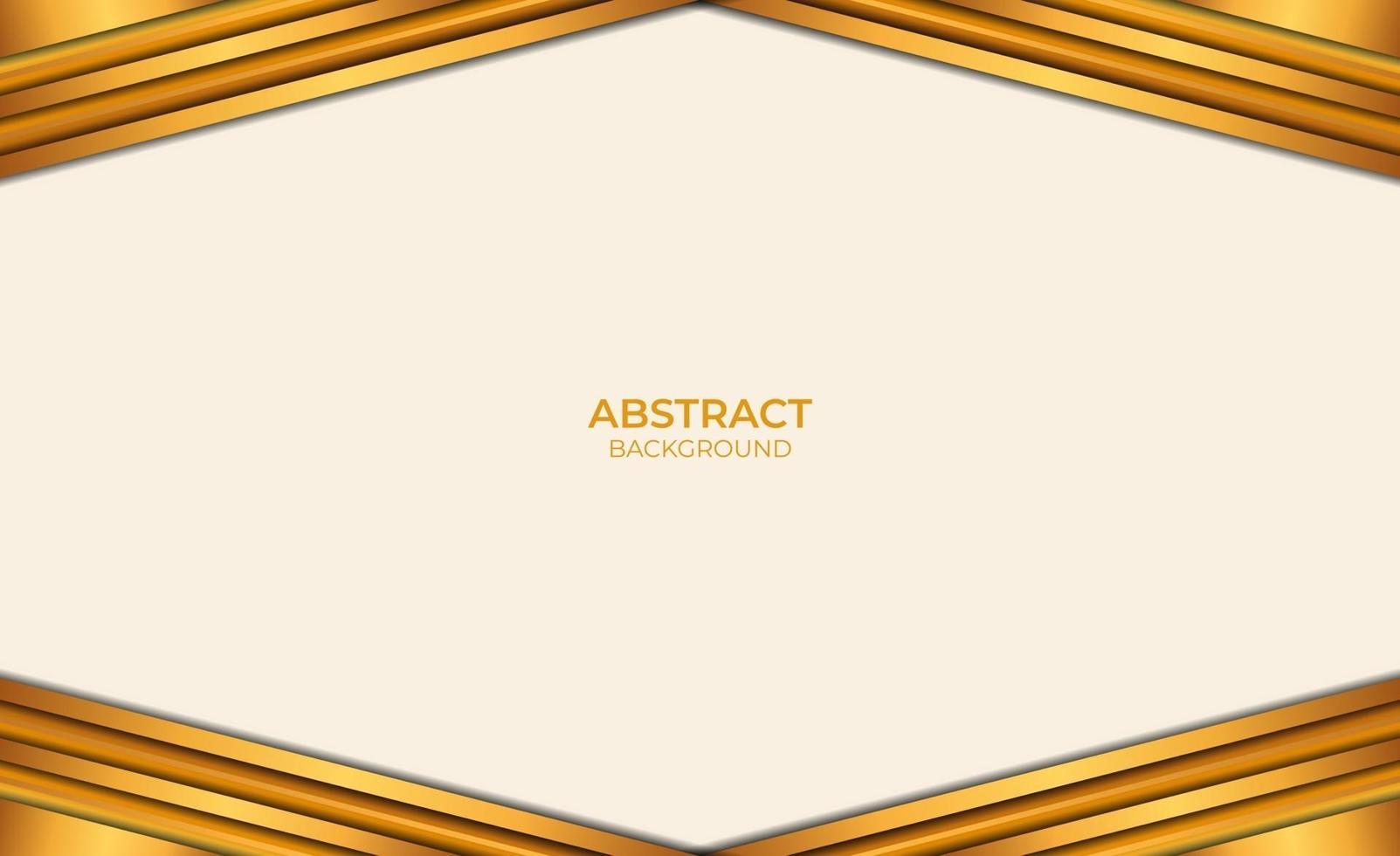 Fondo abstracto estilo de diseño marrón y dorado vector