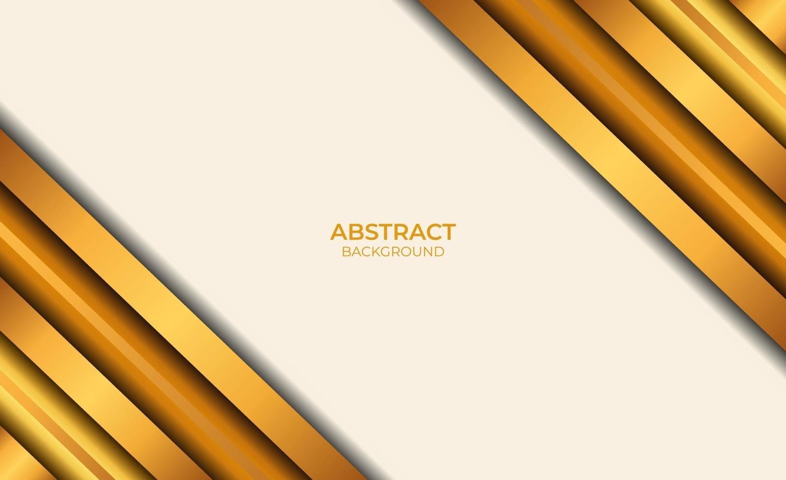 diseño de estilo abstracto marrón y dorado vector