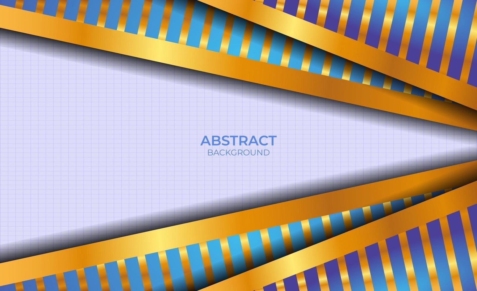 Luxury Abstract Blue And Gold vector