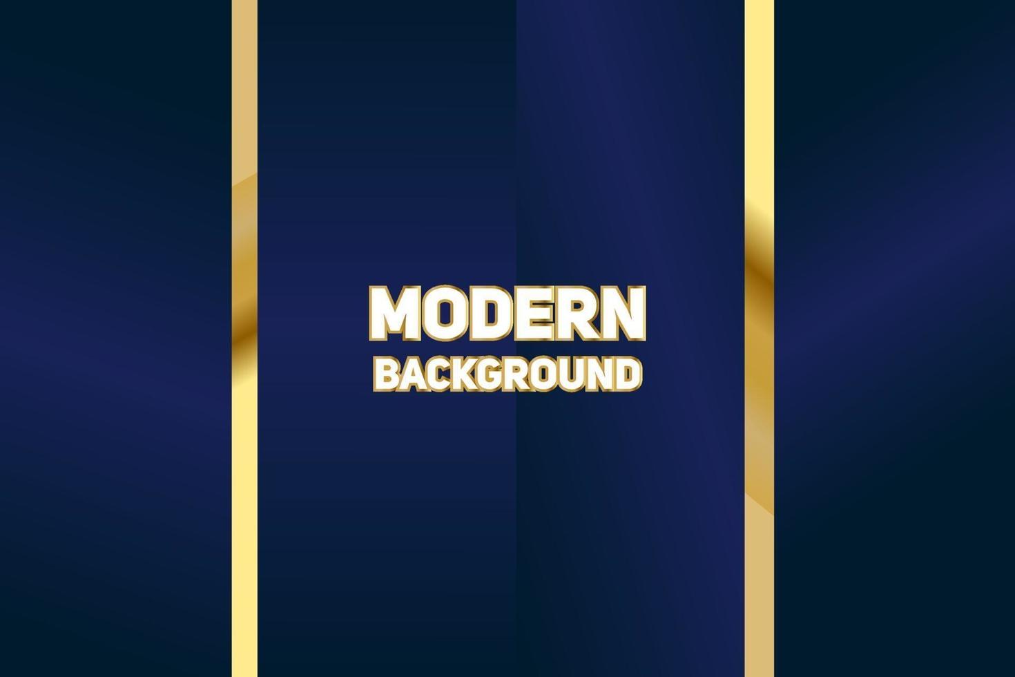 Premium abstract dark blue and gold geometric background. vector