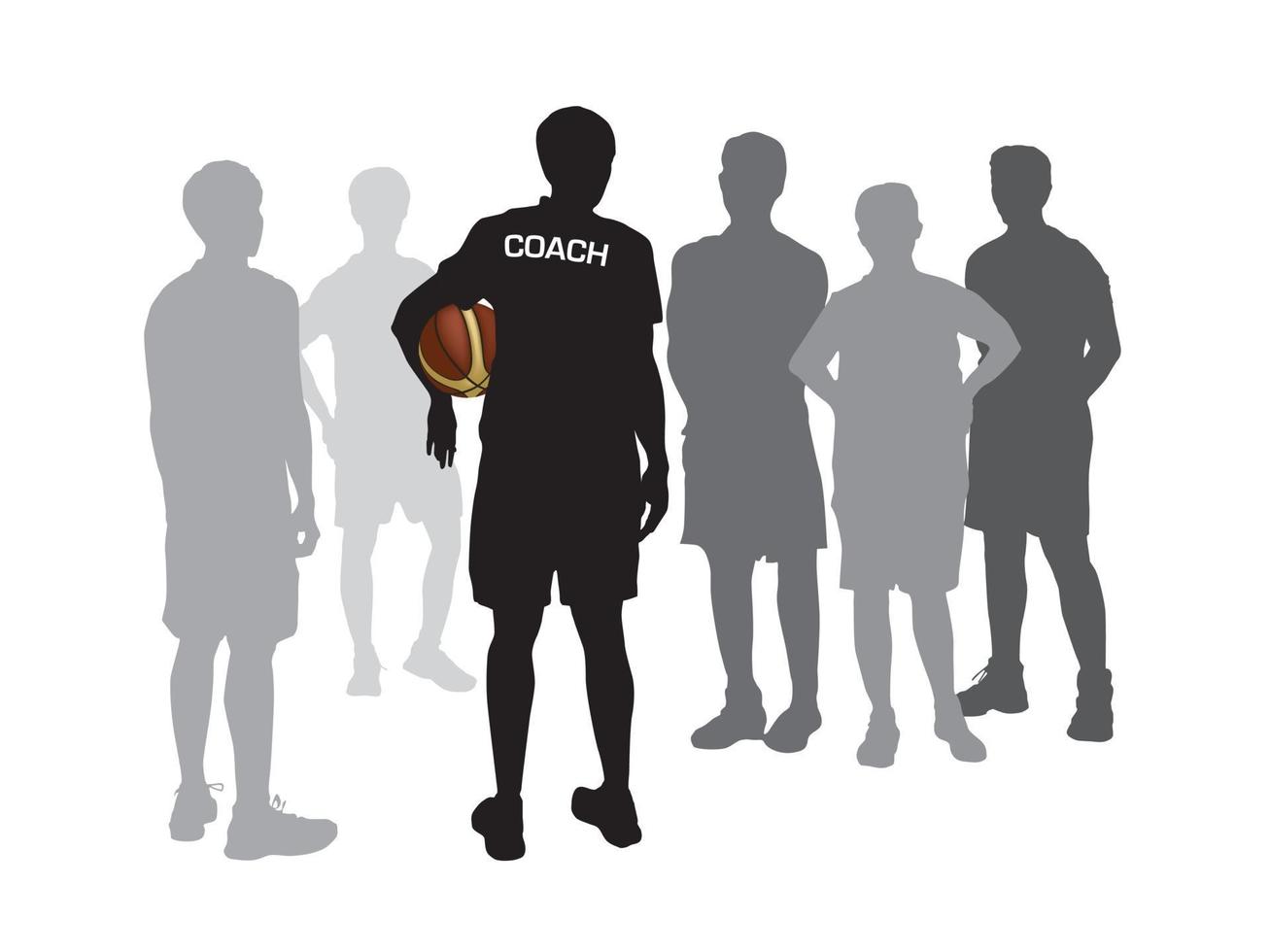 Coaching on illustration graphic vector