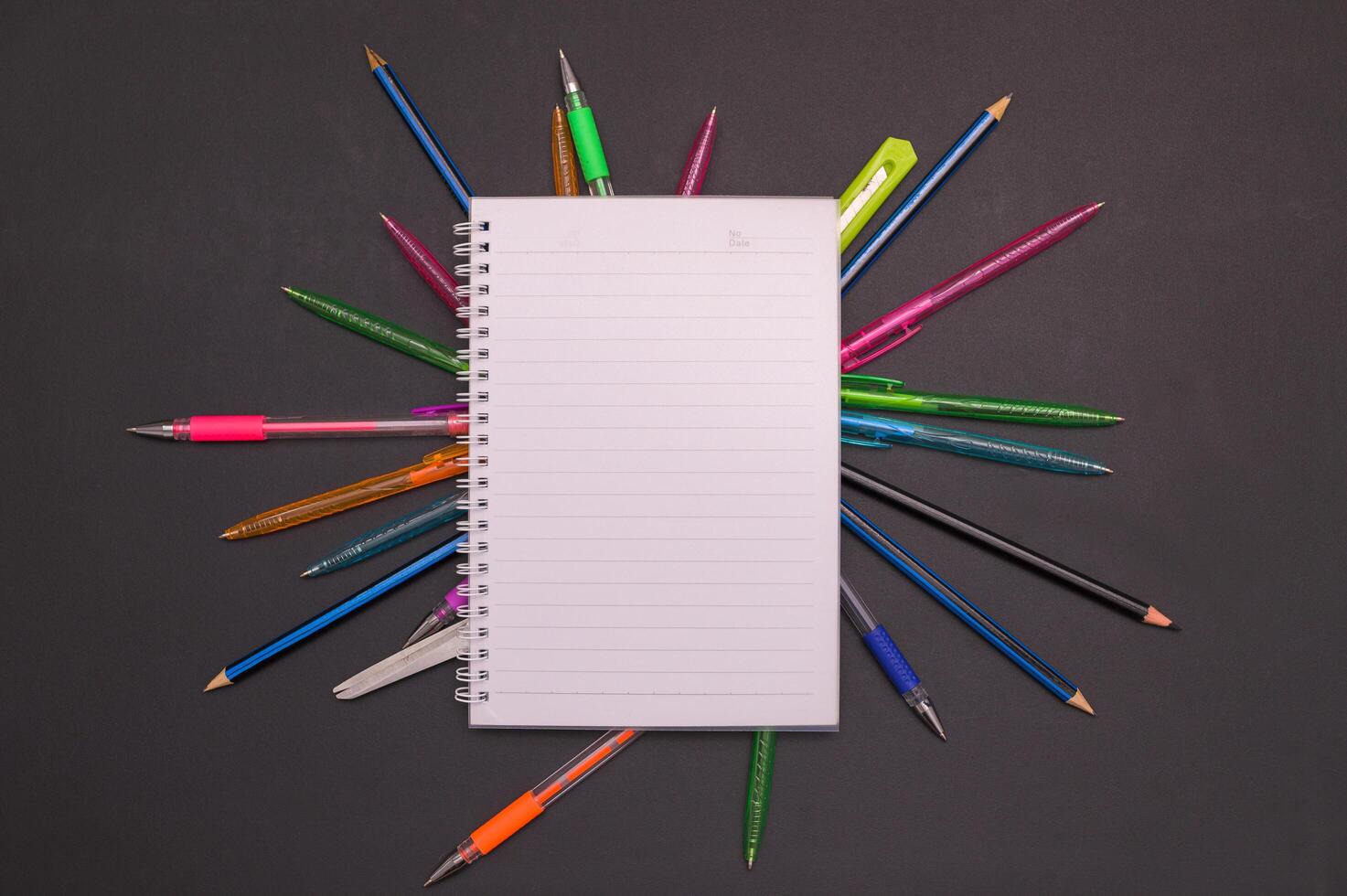 Notebook and stationery photo