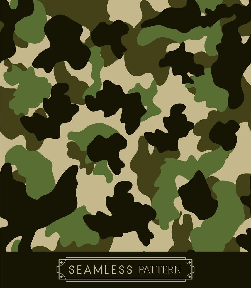 military camouflage pattern background vector