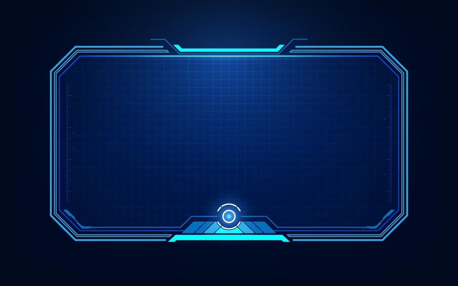 hud, ui, gui elementos de pantalla de interfaz de usuario futurista. Pantalla de alta tecnología para videojuegos. diseño de concepto de ciencia ficción. vector