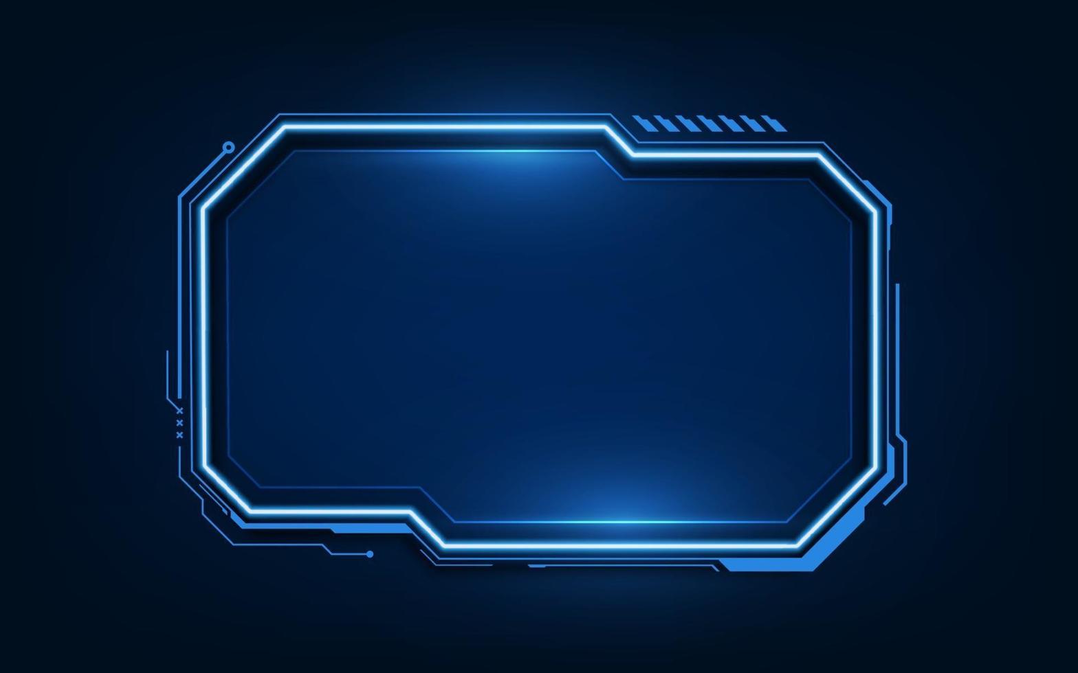 Sci Fi HUD modern futuristic user interface Technology background with HUD dashboard interface. vector