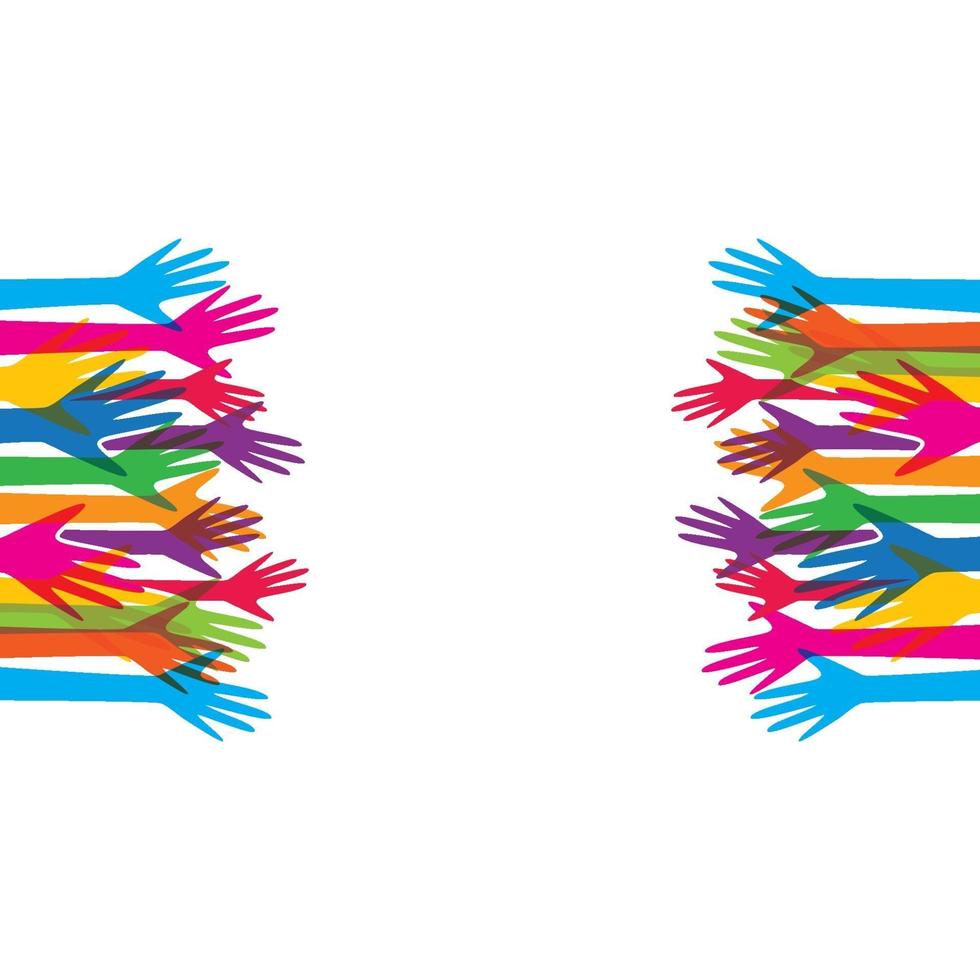 Hand logo images set vector