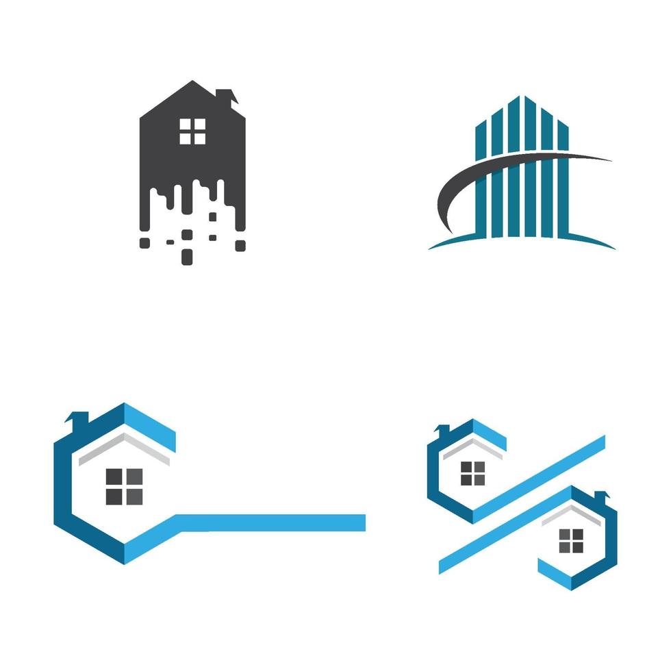 House logo images set vector