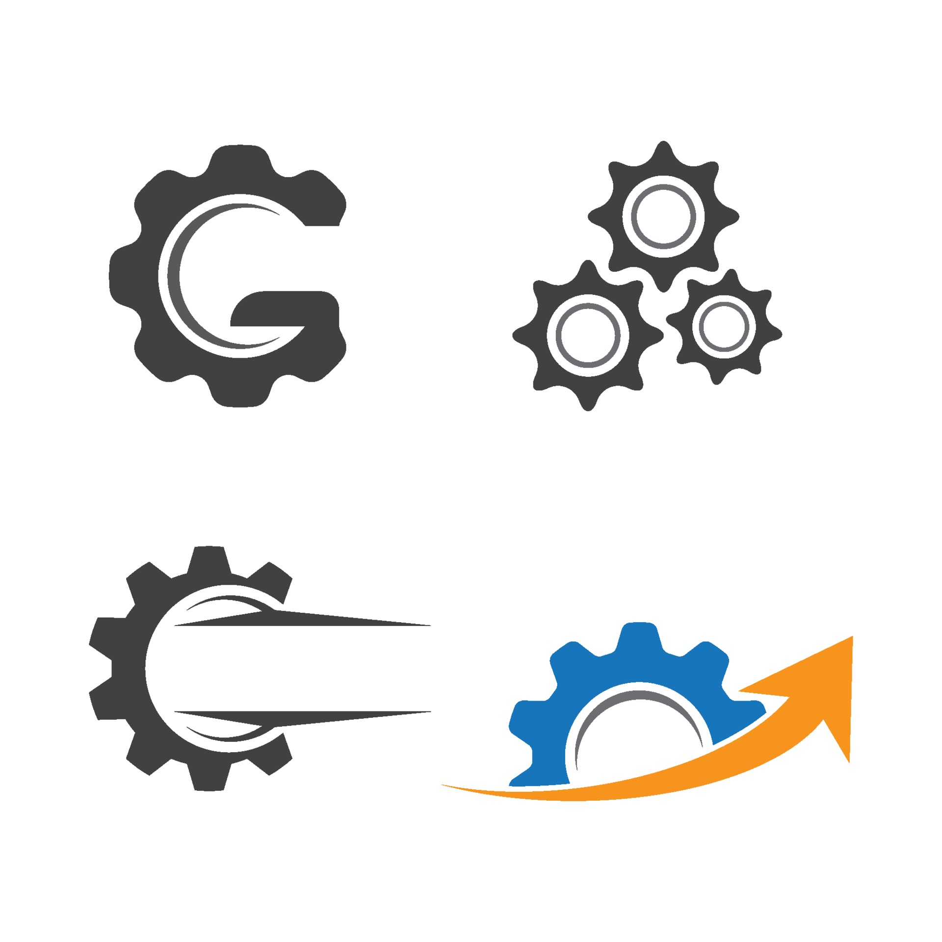 Gear logo images set 2082346 Vector Art at Vecteezy
