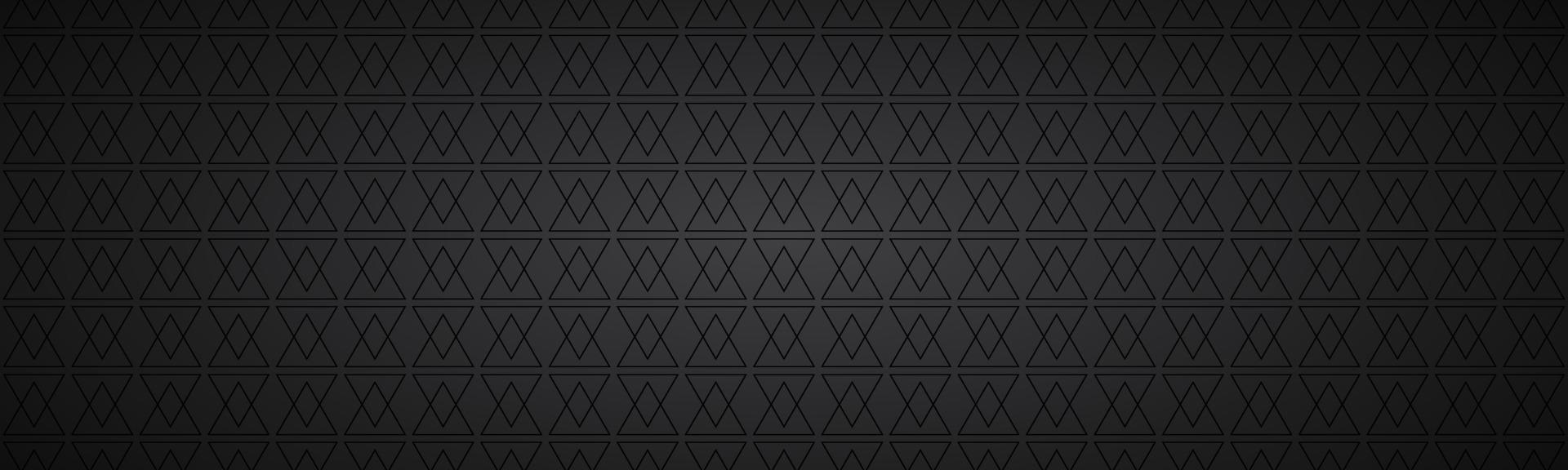 Black abstract header with rectangles. Modern vector widescreen banner. Simple texture illustration