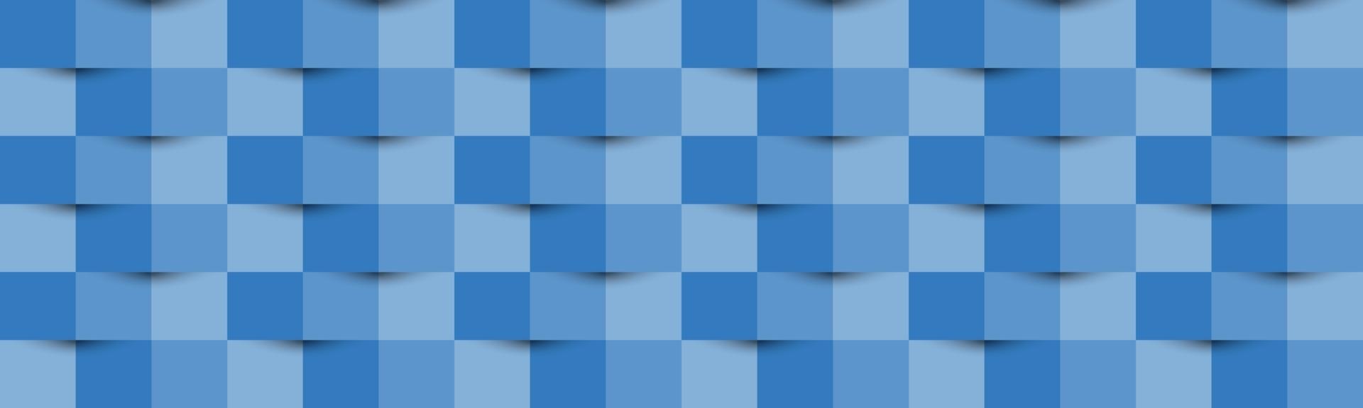 Blue abstract texture header. Vector 3d paper style banner. Cover design. Abstract background