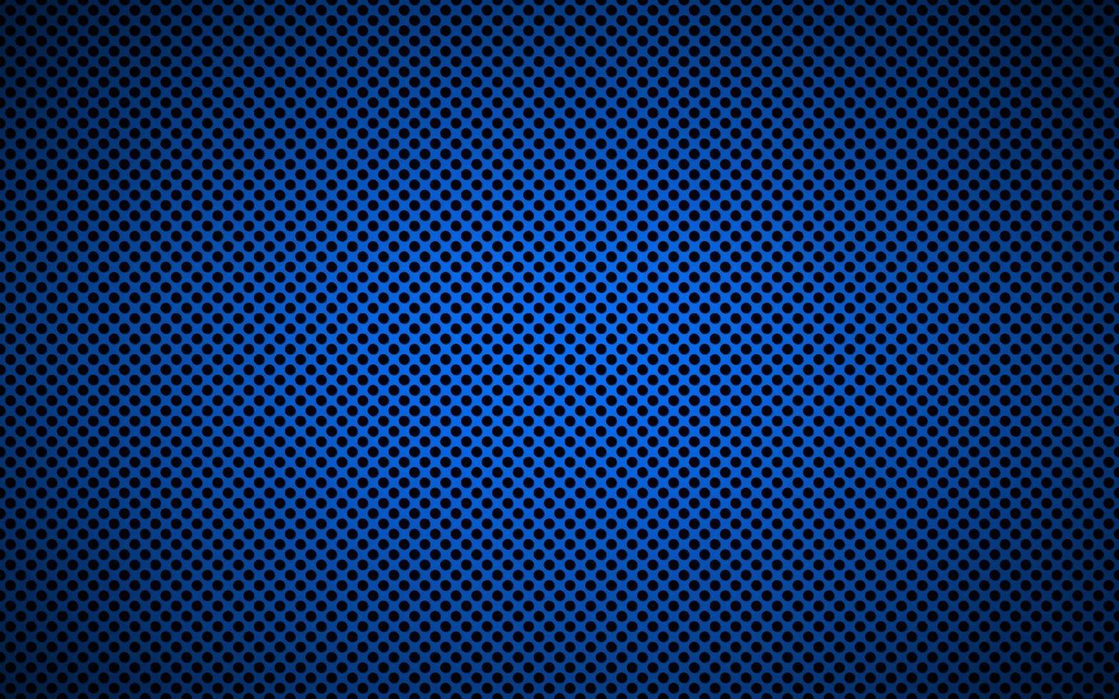 Perforated blue metallic background. Abstract stainless steel technology background vector illustration