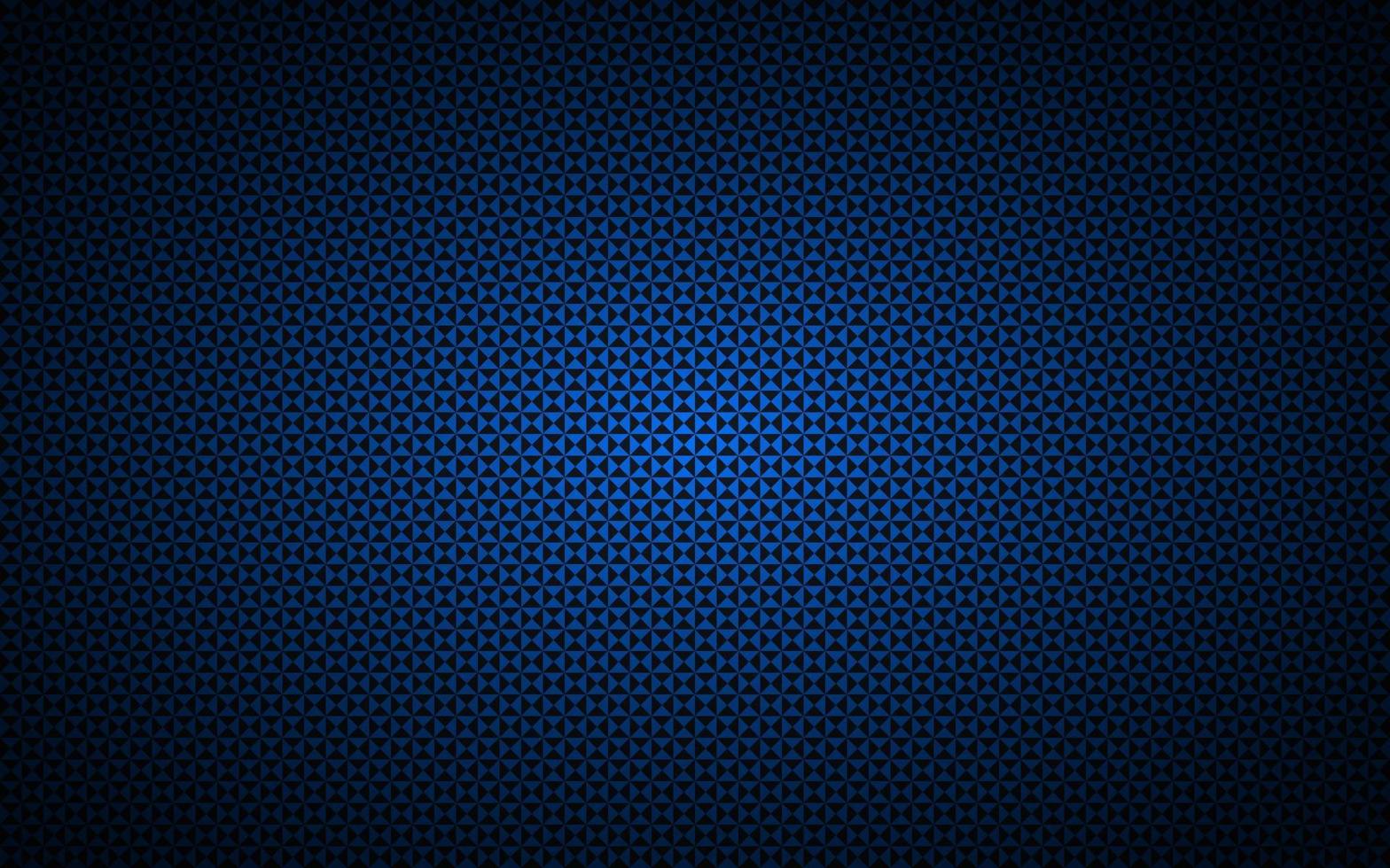 Abstract black and blue triangular background with gradient. Carbon fiber texture vector