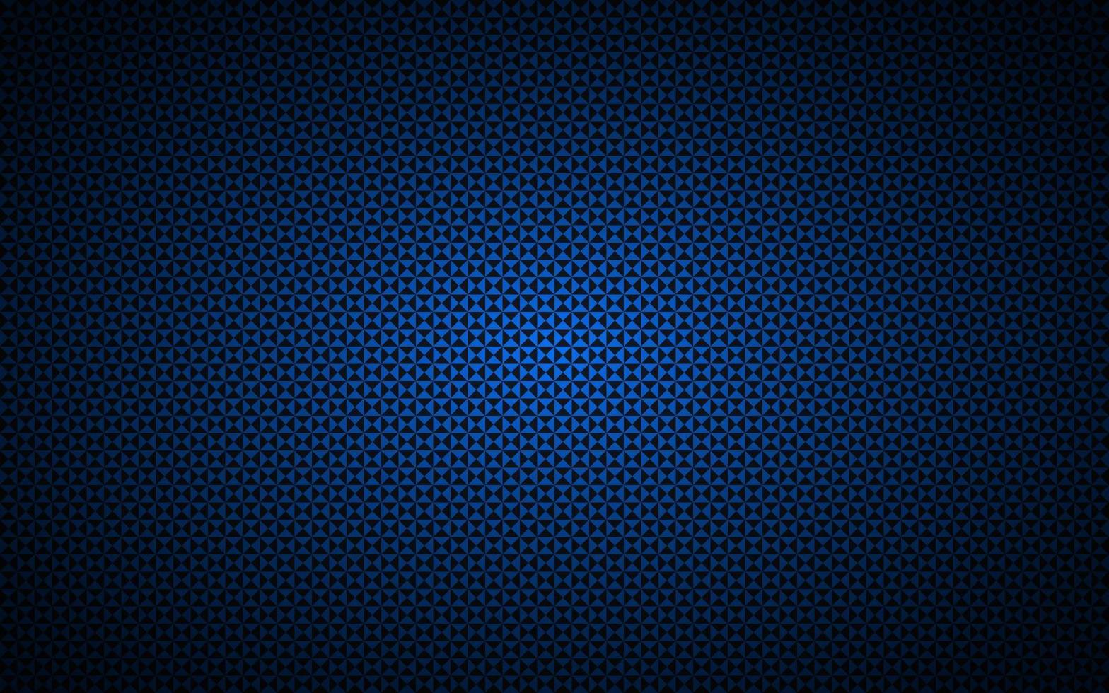 Fondo triangular abstracto negro y azul con degradado. textura de fibra de carbono vector