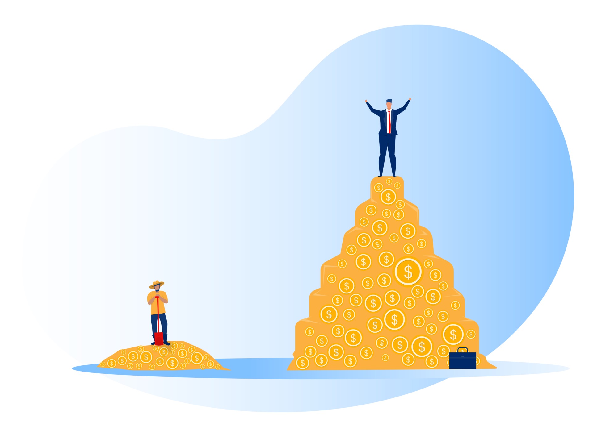 Rich Man And Poor Man Inequality Concept Vector Illustrator 586 Vector Art At Vecteezy Rich Man And Poor Man Inequality Concept Vector Illustrator 586 Vector Art At Vecteezy