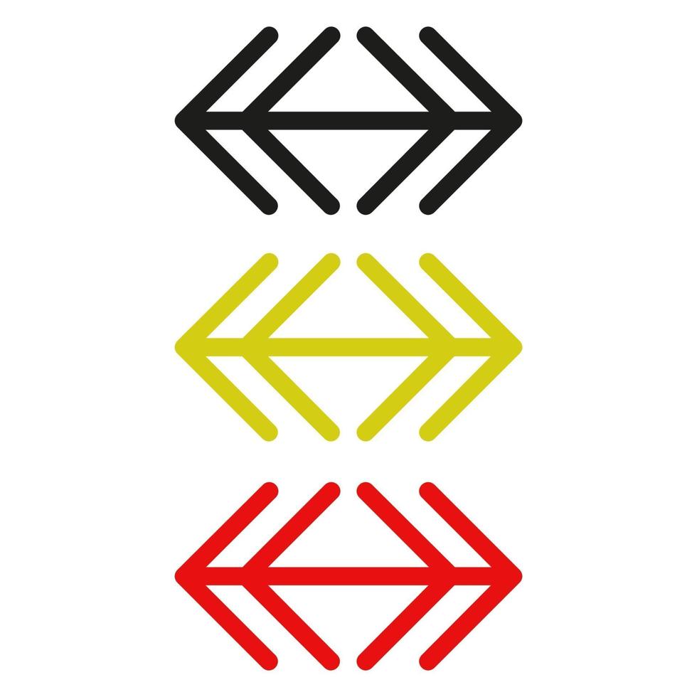 Arrow On White Background vector