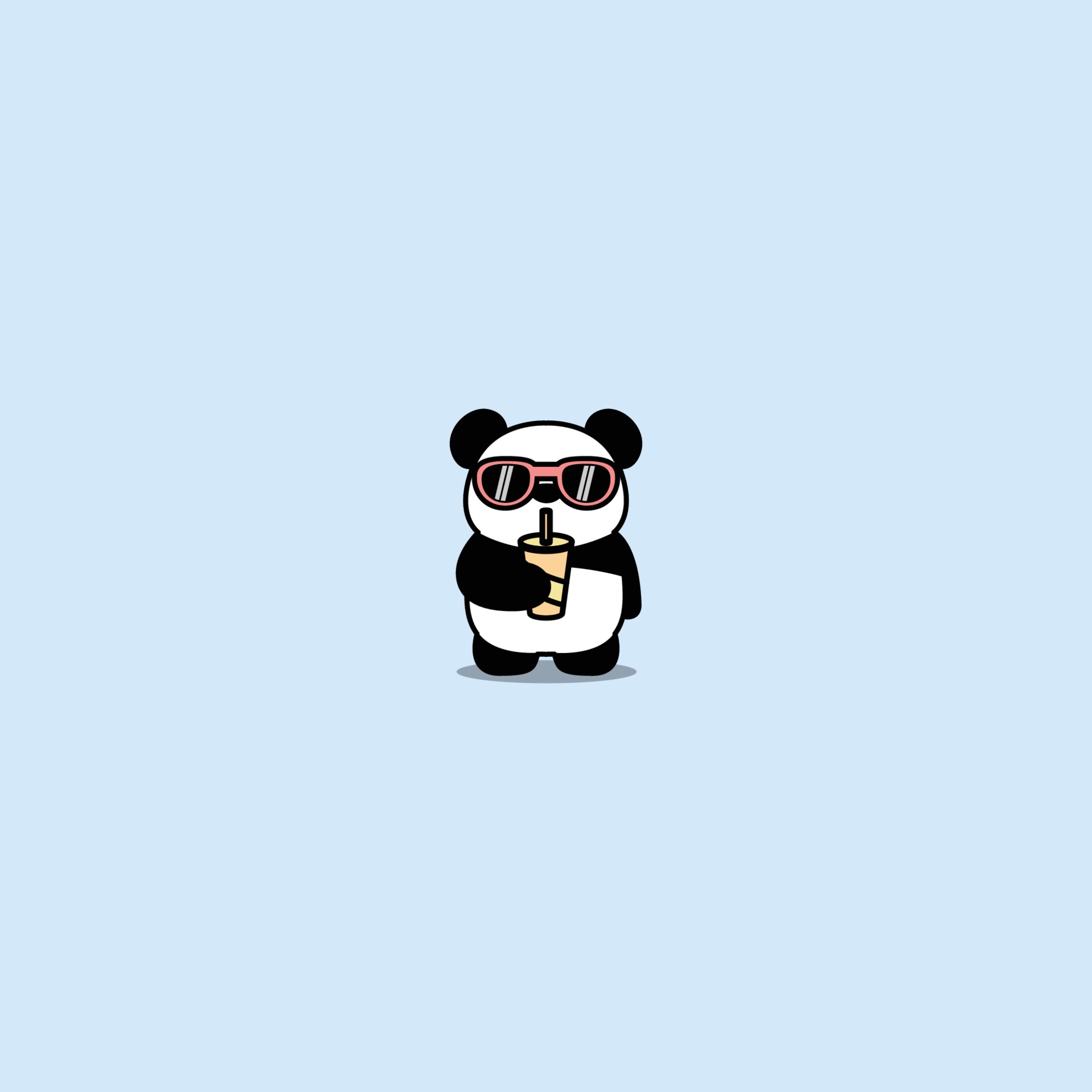 Cute panda with sunglasses drinking water cartoon, vector illustration 2082678 Vector Art at Vecteezy Cute panda with sunglasses drinking water cartoon, vector illustration 2082678 Vector Art at Vecteezy