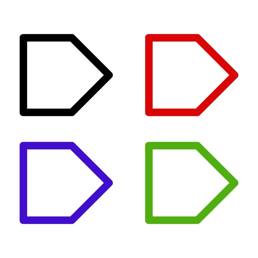 Arrow On White Background vector