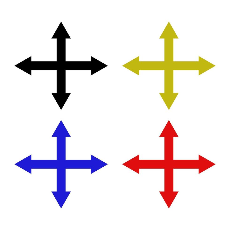 Arrow On White Background vector
