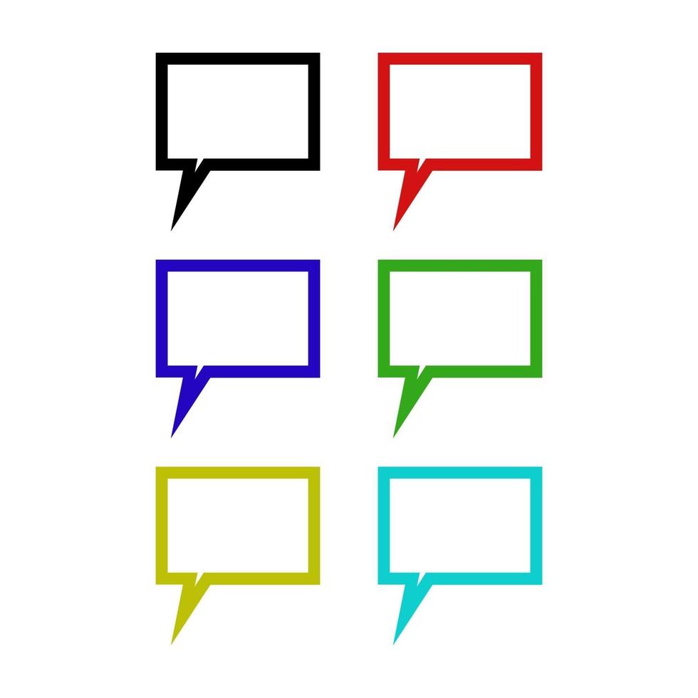 Cloud Dialogue Set vector