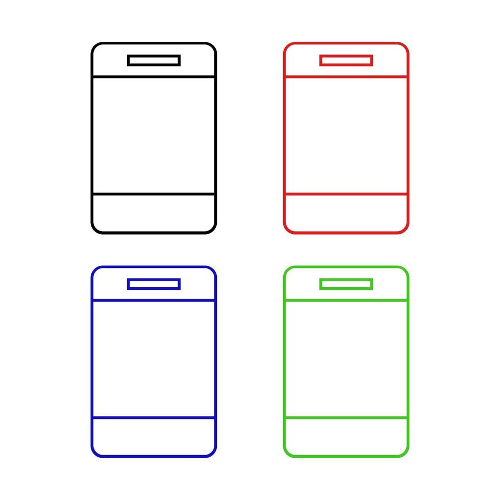 Smartphone On White Background vector