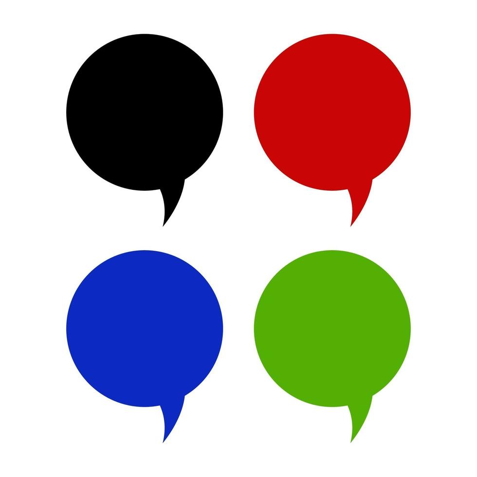 Cloud Dialogue Set vector