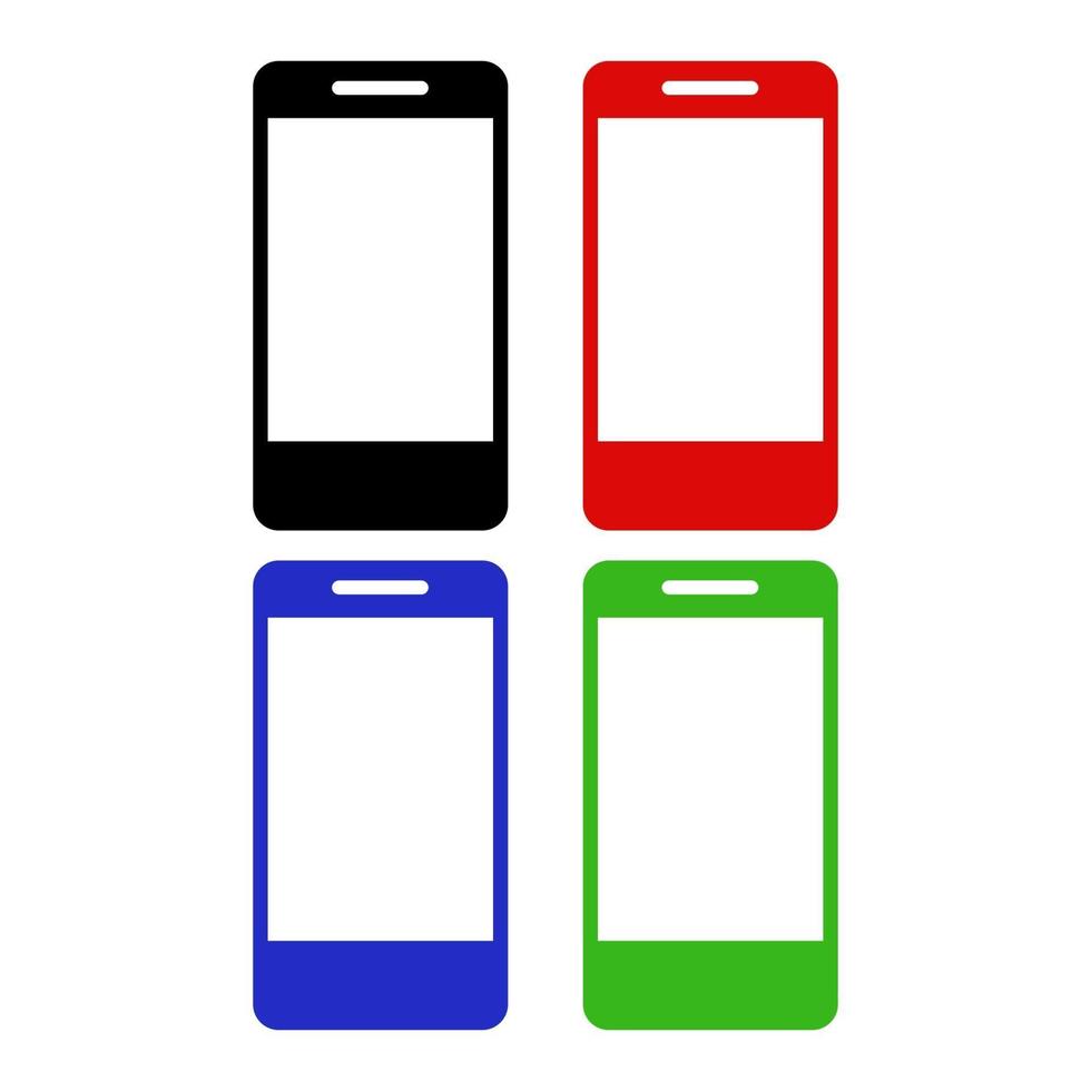 Smartphone On White Background vector