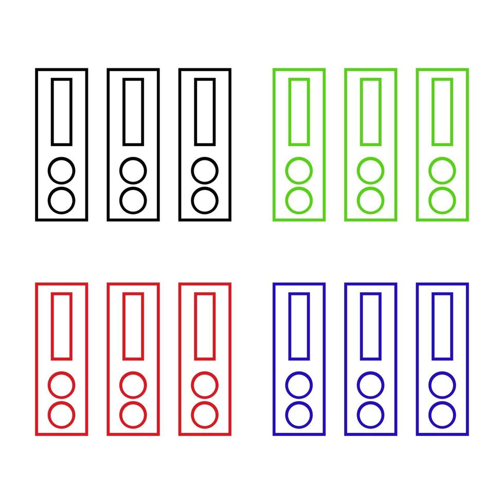 aglutinante sobre fondo blanco vector