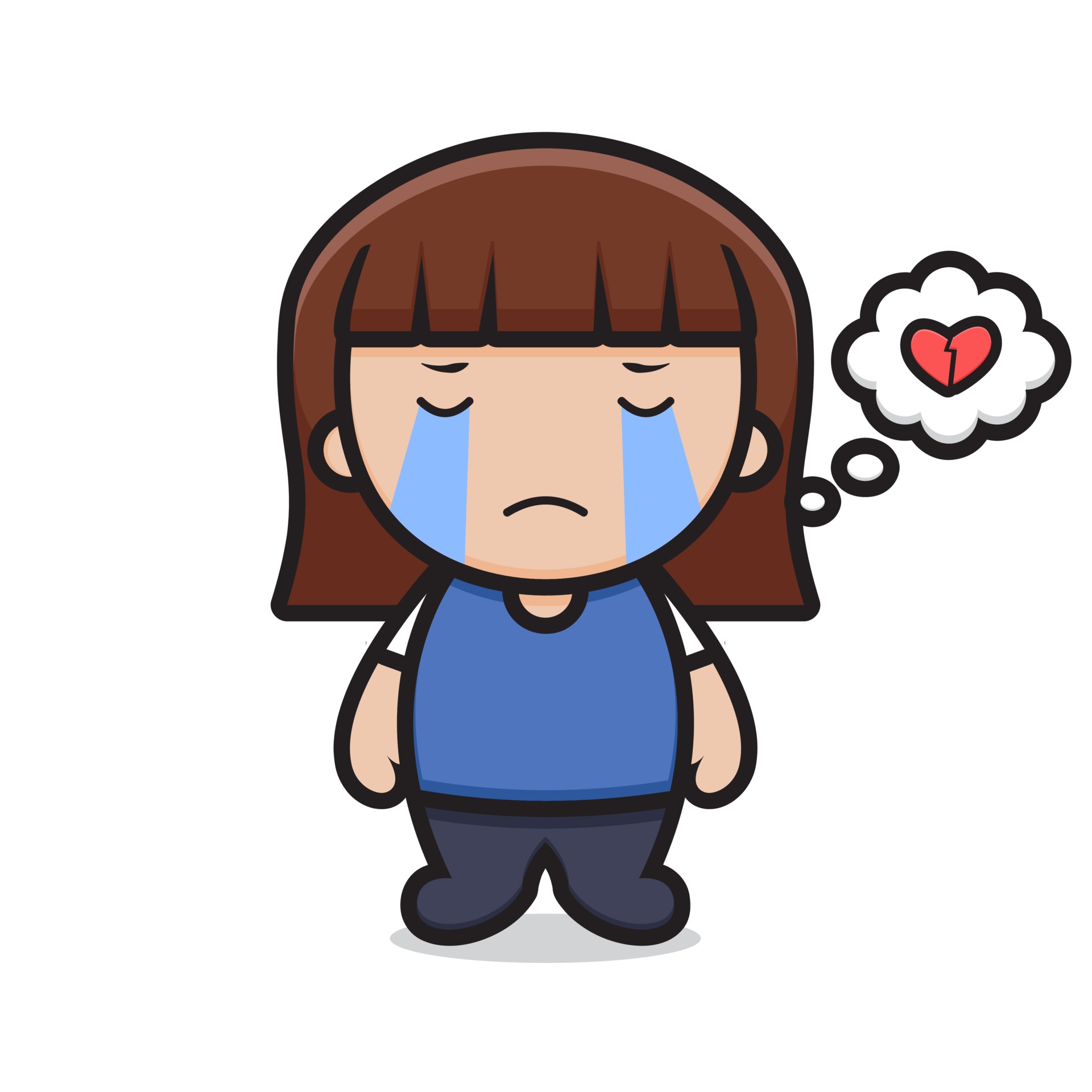cute girl cartoon character cry feel sad 2084012 Vector Art at Vecteezy cute girl cartoon character cry feel sad 2084012 Vector Art at Vecteezy