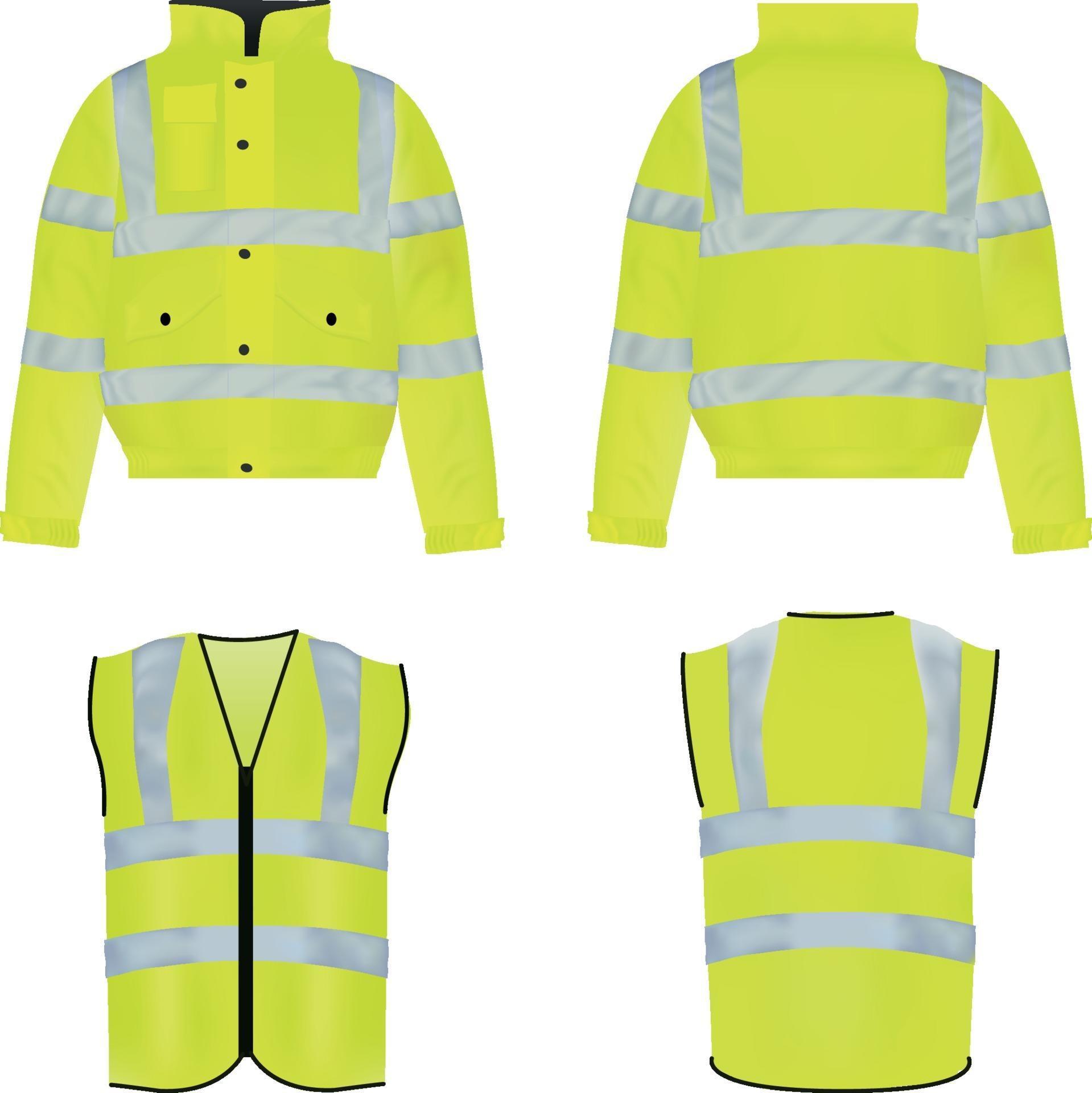 Realistic Hi Vis Jackets 2084169 Vector Art at Vecteezy