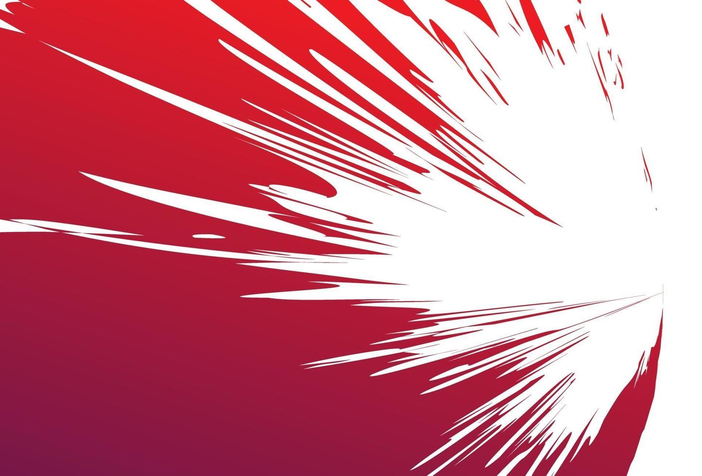 Fondo de trazo de pincel acuarela roja abstracta vector