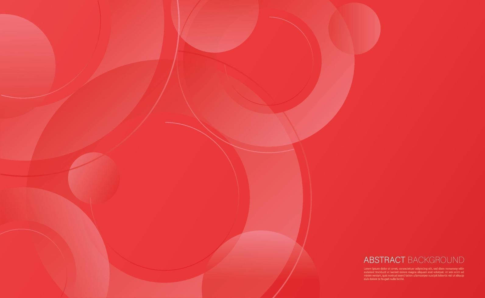 Ilustración de vector de fondo de círculo rosa rojo abstracto