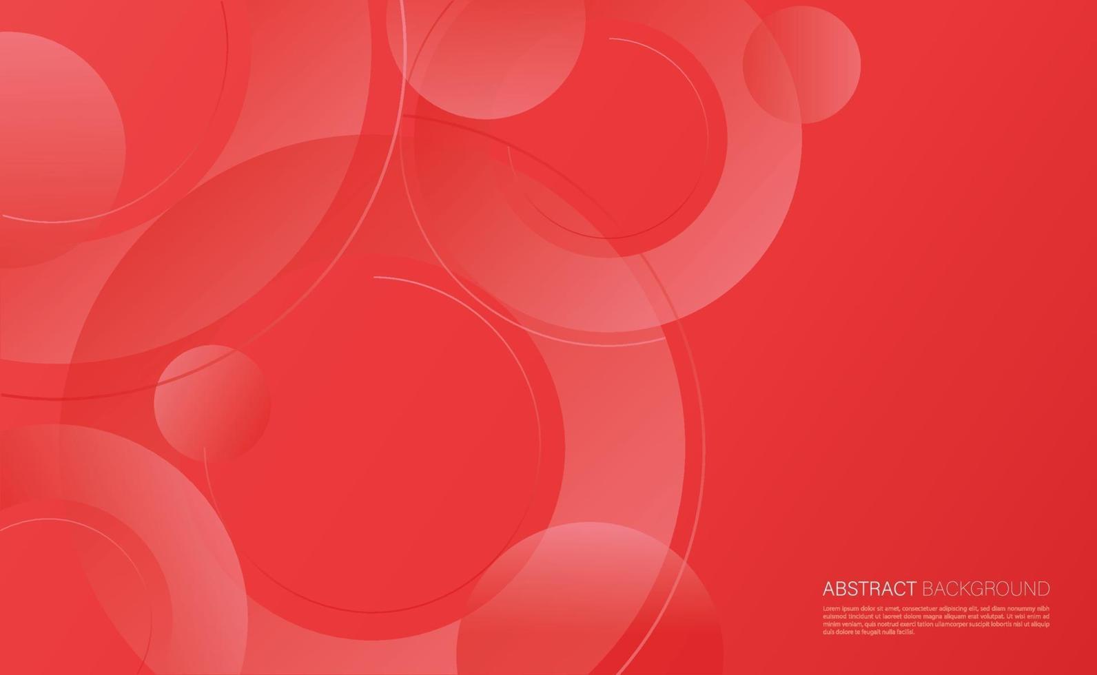 Abstract red pink circle background vector illustration