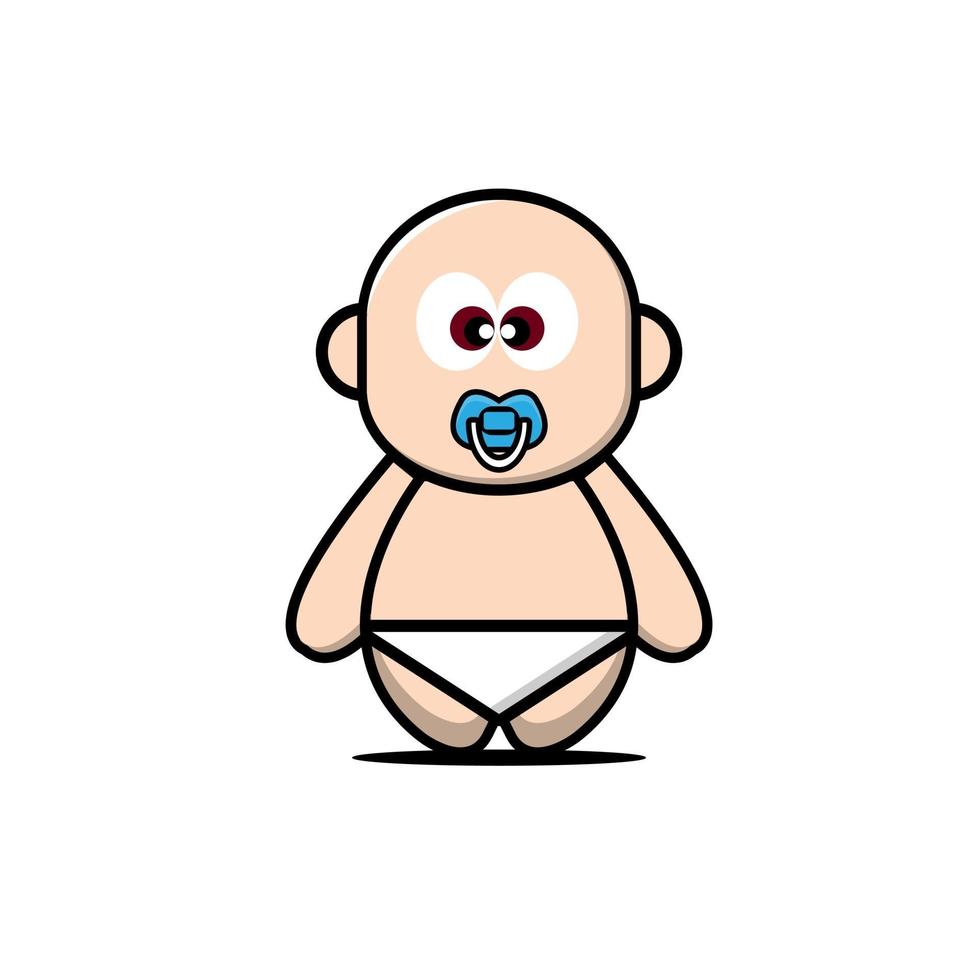 Cute Baby Character vector