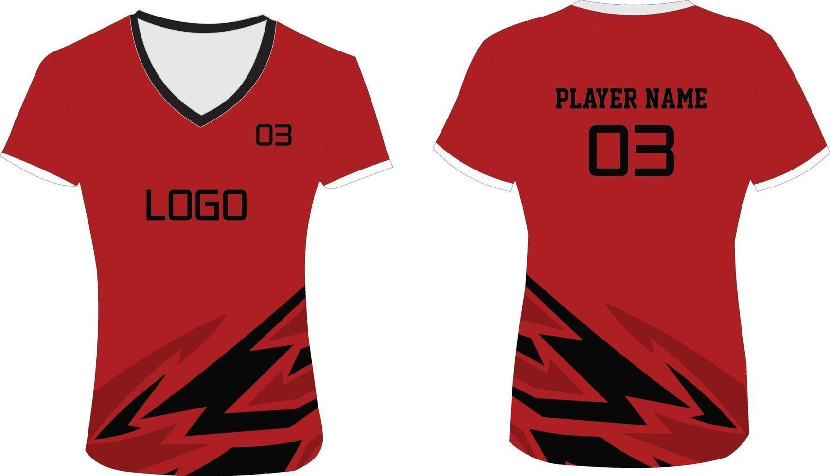Download Women Sublimated Volleyball Jersey 2084916 Vector Art At Vecteezy