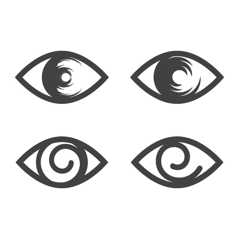 imágenes de logo cuidado de ojos vector