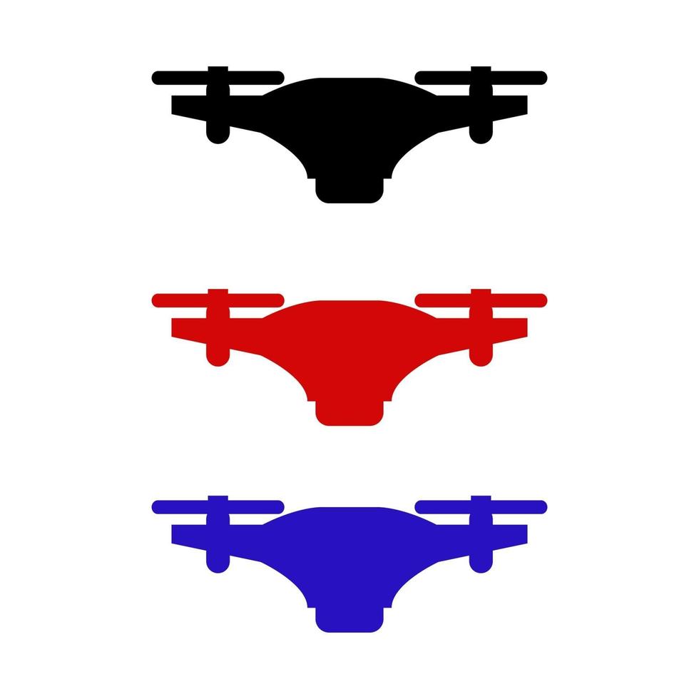 Drone On White Background vector