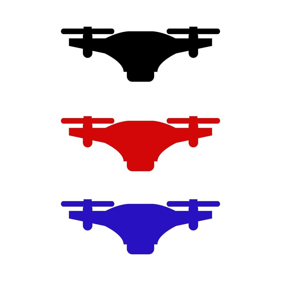 Drone On White Background vector