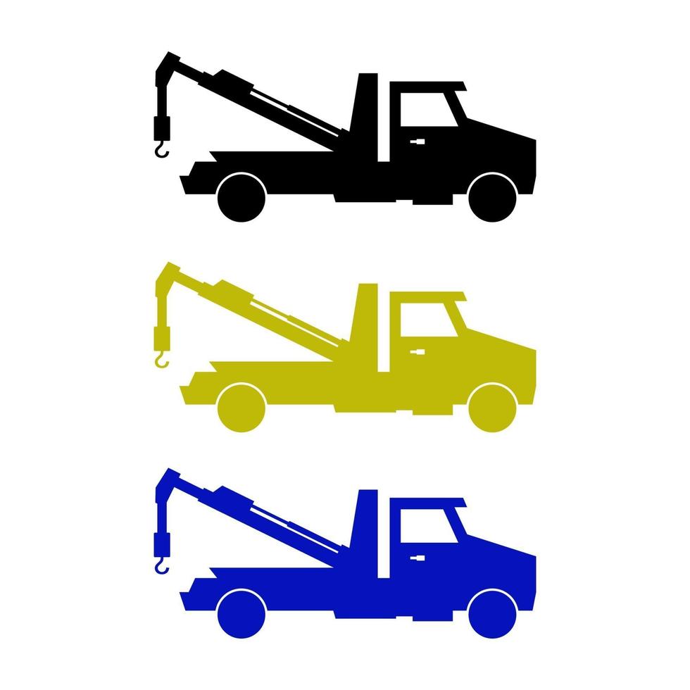 Set Of Cranes On White Background vector