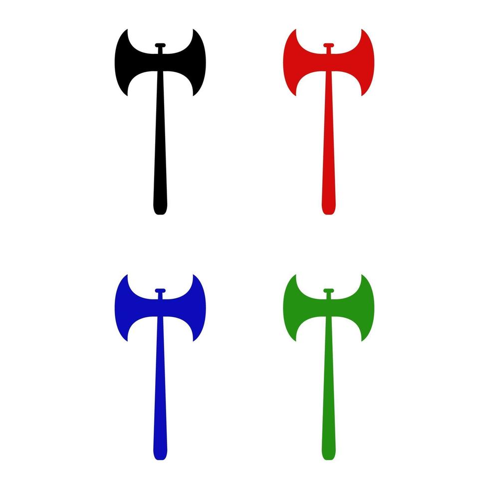 Ax On White Background vector