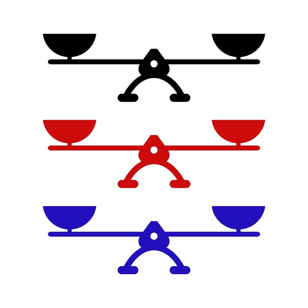 Scales On White Background vector