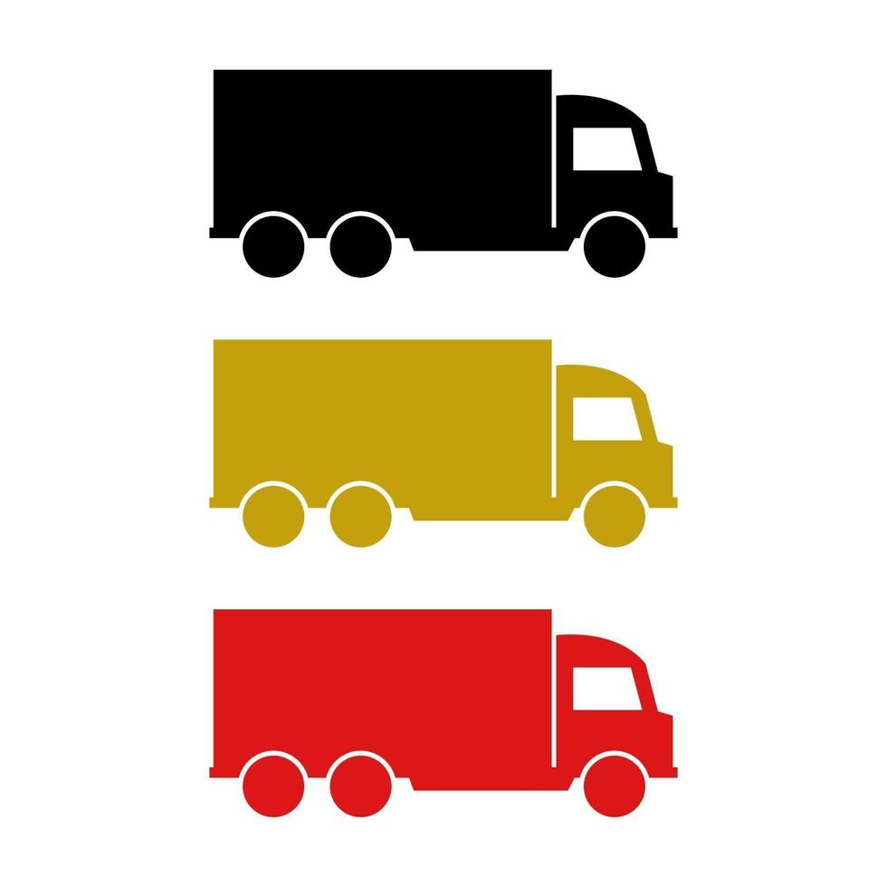 Truck On White Background vector